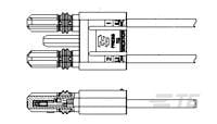 Cbl Assembly, 2 pos Sealed Lighting Plug-2106378-2
