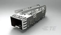 SFP+ 1x1 Cage Assembly, Light Pipe-2132026-1