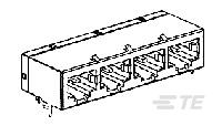 5558503-1 RJ45 连接器