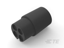 4W CIRCULAR MATE-N-LOK SOCKET HSG BLK-925076-3