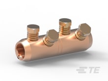 铜质剪切螺栓接头，适应高达 35 kV 的电压-CAT-CSBS