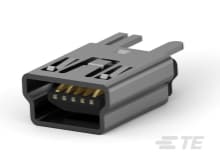 MINI USB, TYPE B, VERTICAL, T/H-1734753-1