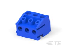 3P TB Plug,w/interlock,90deg,5mm, Blue-1776263-3