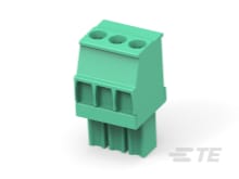 Str Plug, 3.5mm, Green, LH, 3-1986371-3