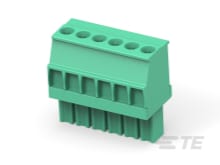 Str Plug, 3.5mm, Green, LH, 6-1986371-6