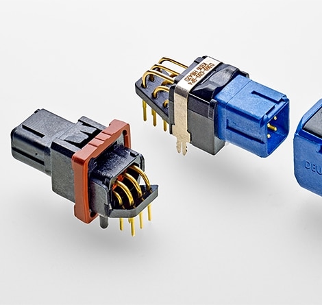 德驰369 系列 pcb 安装连接器 te connectivity