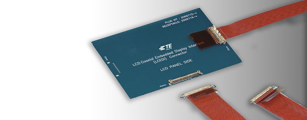 LCD 同轴嵌入式显示接口 (LCEDI) 连接器