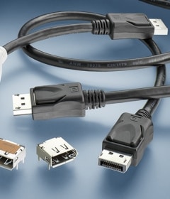 DisplayPort 电缆和连接器