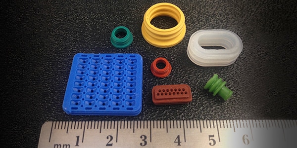 3D 打印的聚合物模具。