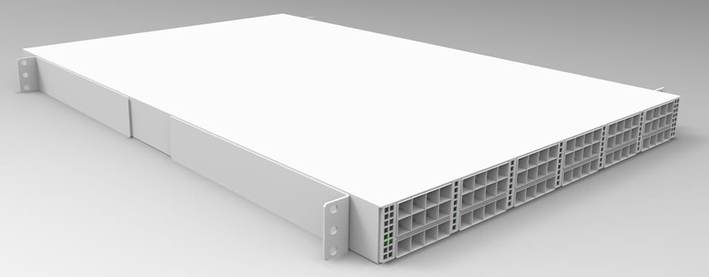19 英寸 RU 72 个端口 microQSFP