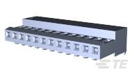 12P MTA100 CONN ASSY BLU-1-640442-2