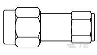 ADAPTER, SMA PLUG TO SMP PLUG-1056706-1