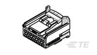 16W PLUG HSG ASSY GRAY-1379665-2