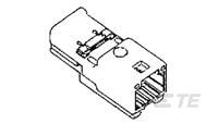025 IDC 8POS CAP ASSY  W TO W-1473793-1