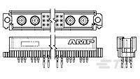 EURO TYPE M PIN ASSY 60+4 PWRC-148462-1
