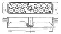 ASY,RCPT,PWB MT,12 POS-1604798-4