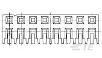 AMPMODU, 2mm Pitch, 18P, R/A SMT, 8Au
