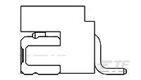 2.0 WTB HDR .5 SQ RA SMT 12P-1-1734827-2