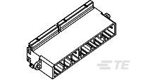 070 MLC CAP HSG 30P W/FLANGE-1-174939-1