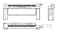Header assmbly ExpressCard Conn H=0-1759011-2