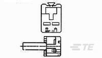2P DBL LOCK PLATE FOR CAP HSG-175915-1