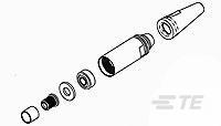 CBL ADPT,PRO BEAM MINI PLUG 5.0 AL EPDM-1828700-1
