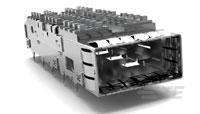 Cage Assy PCI Hsink QSFP Solder BhdBezel-2110753-1