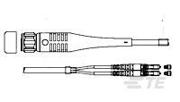 FOSM ODC LEAD 5.5 2PLUG - LC/DPX 100M-1-1985844-0