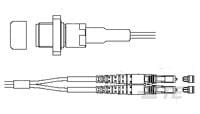 FOSM ODC LEAD 1.9 2SOCKET-LC/DPX 9.5M-9-1985839-5