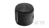 KN700AB1/4=KNOB KNURL ALUM/BLK-5-1437622-9