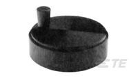 KN1755ABS1/4=KNOB KNURL W/SPIN-3-1437622-9
