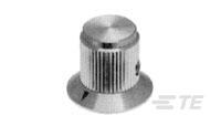 KNS501B1/4=KNOB BLK WITH 1/4 S-7-1437622-4