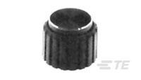 PKNT70B1/4=KNOB BLK W/ANODIZED-8-1437624-7