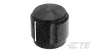 K1250A1/4=KNOB ALUM 1/4 SHAFT-1437621-2