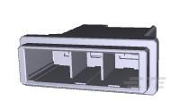 2-353046-3 矩形连接器壳体