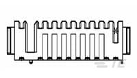 RECEPTACLE ASSY.10POS, 2.5MM PITCH BATTE-1-1123688-7