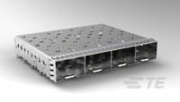 SFP+ Enhanced 1x4 Cage, Network Heatsink-2149730-4