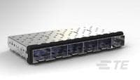 SFP+PressFit EMIShielded1x6CageAssm-2007170-1