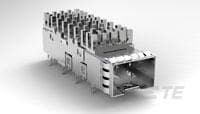 SFP+ 1x1 Cage Assy, PF,with Heatsink-2007464-6