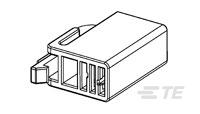 1-2058299-3 矩形连接器壳体
