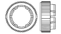 CPC COUPLING RING SIZE 17 BLK-213582-2
