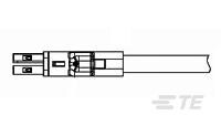 CableAssembly Mini HVL female to pigtail-1-2083032-2