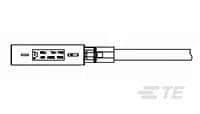 Cable Assembly Mini HVL male to pigtail-2-2083034-5