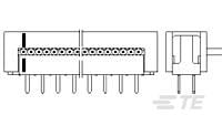 AMP-LATCH PRE-ASSY DIL   TAPE-2-216119-0