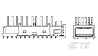 XFP KIT ASSY, W/CAGE, CLIP, HEAT SINK-2170041-1