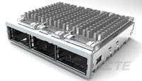 1x3 Cage Assy Bhnd Bzl QSFP28-2173239-3
