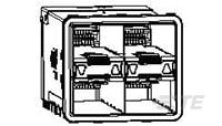 zSFP+ STACKED 2X2 RECEPTACLE ASSEMBLY-2198325-4