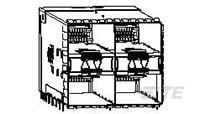 zSFP+ STACKED 2X2 RECEPTACLE ASSEMBLY-2198325-7