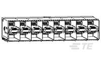 zSFP+ STACKED 2X8 RECEPTACLE ASSEMBLY-2198346-8