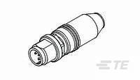 M12 x 1.0 straight plug 5pos shld B-2273220-1